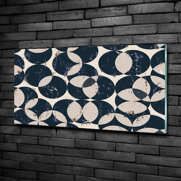 Glasbild Geometrischer Hintergrund