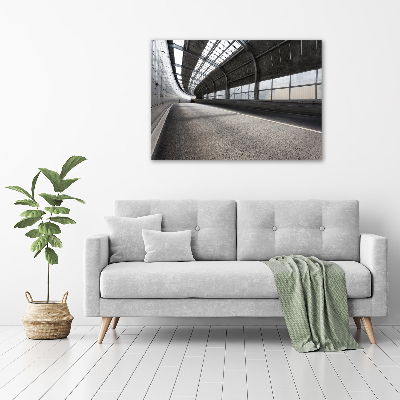 Bild auf glas Straße im Tunnel