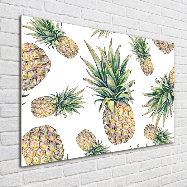 Glasbild Ananas