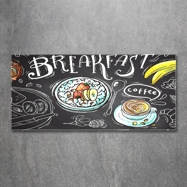 Bild auf glas Frühstück
