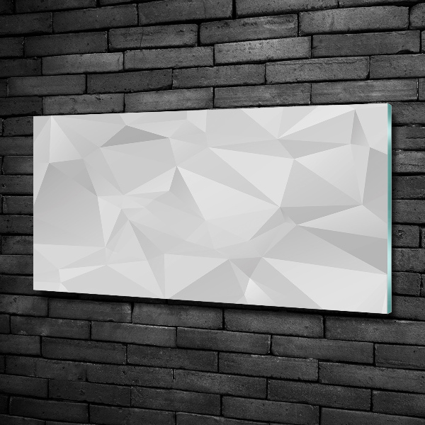 Foto glasbild Abstrakte Dreiecke