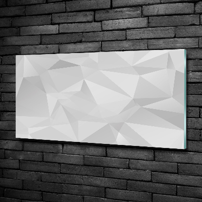 Foto glasbild Abstrakte Dreiecke