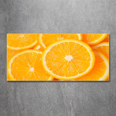 Bild auf glas Orangenscheiben