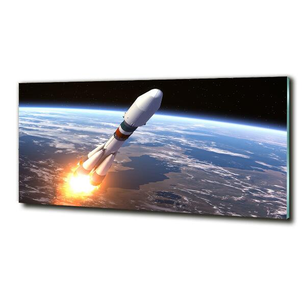 Bild auf glas Weltraumrakete