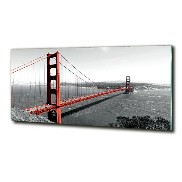 Bild auf glas San Francisco Brücke