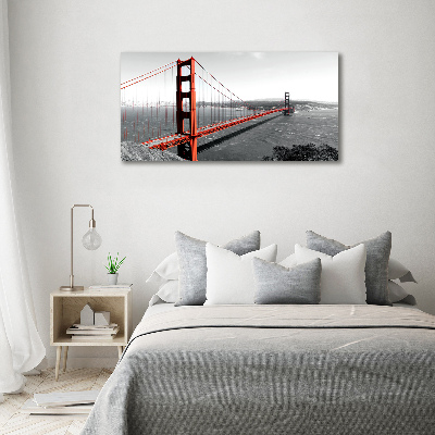 Bild auf glas San Francisco Brücke