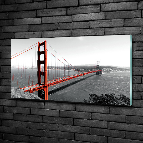 Bild auf glas San Francisco Brücke