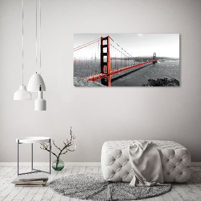 Bild auf glas San Francisco Brücke