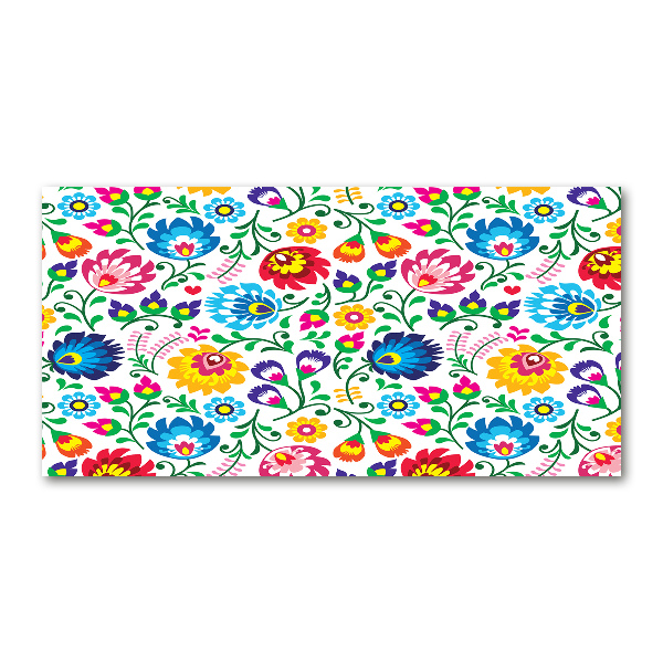 Foto glasbild Ethnisches Muster