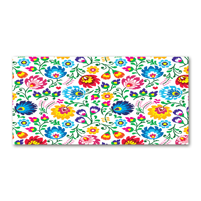 Foto glasbild Ethnisches Muster