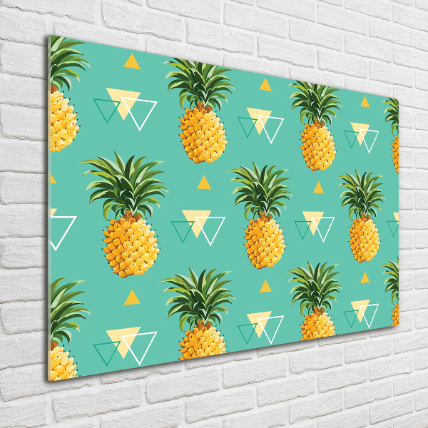 Foto glasbild Ananas