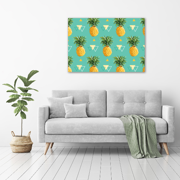 Foto glasbild Ananas