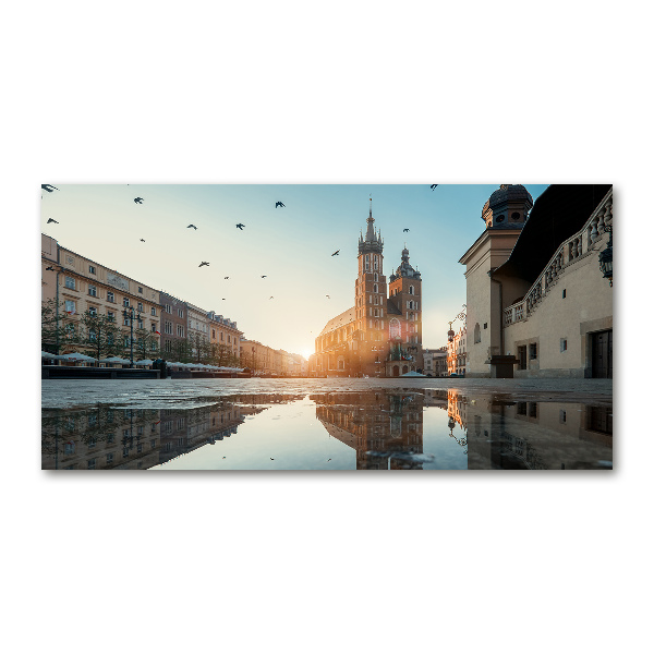 Glasbild Krakau, Polen