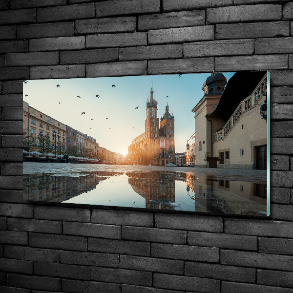 Glasbild Krakau, Polen