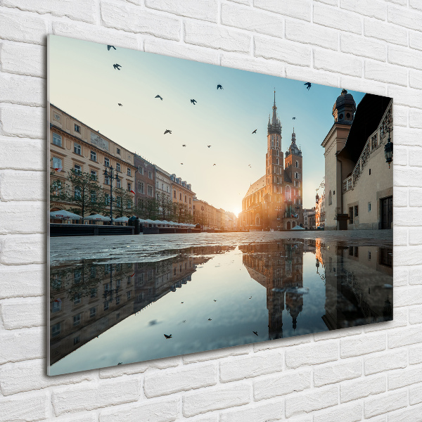 Glasbild Krakau, Polen