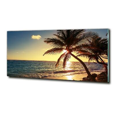 Bild auf glas Tropischer Strand