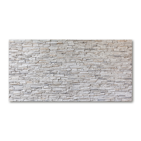 Foto glasbild Steinmauer