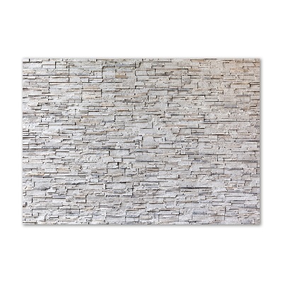 Foto glasbild Steinmauer