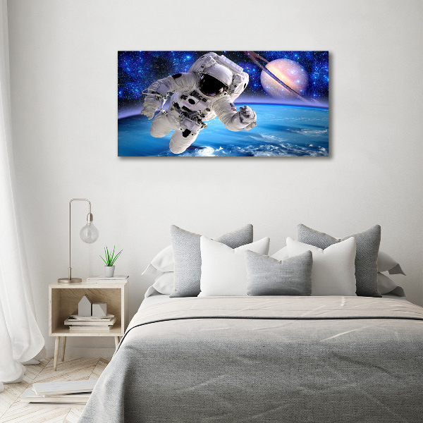 Glasbild Astronaut