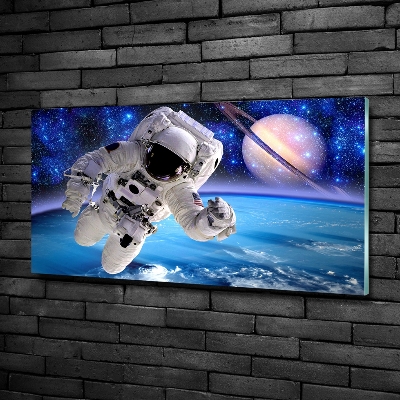 Glasbild Astronaut