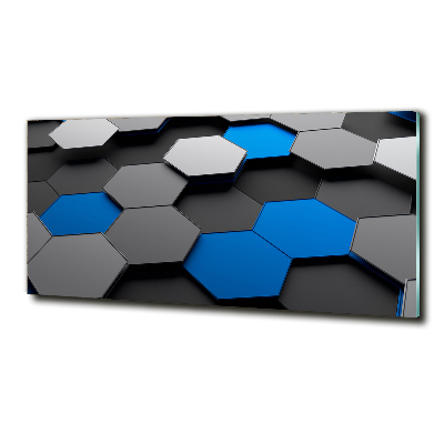 Bild auf glas 3D-Abstraktion