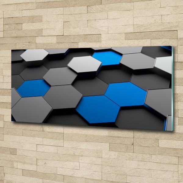 Bild auf glas 3D-Abstraktion