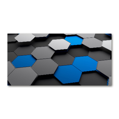 Bild auf glas 3D-Abstraktion