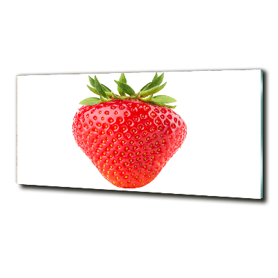 Glasbild Erdbeere