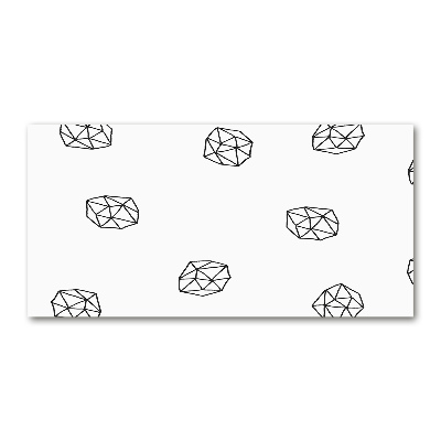 Glasbild Abstraktes Muster