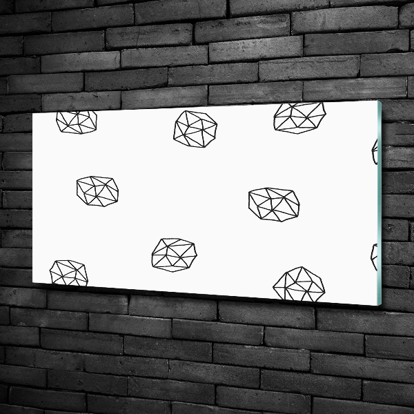 Glasbild Abstraktes Muster