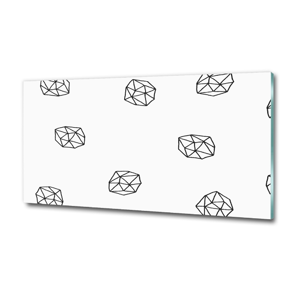 Glasbild Abstraktes Muster