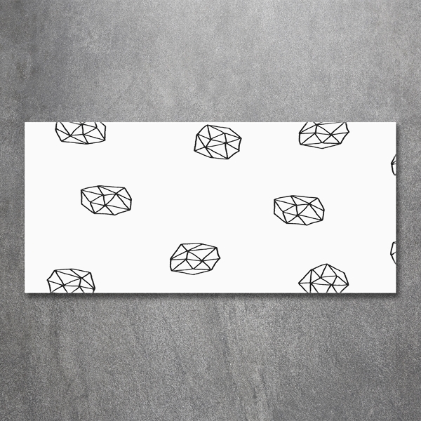 Glasbild Abstraktes Muster