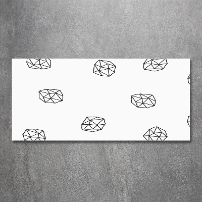 Glasbild Abstraktes Muster