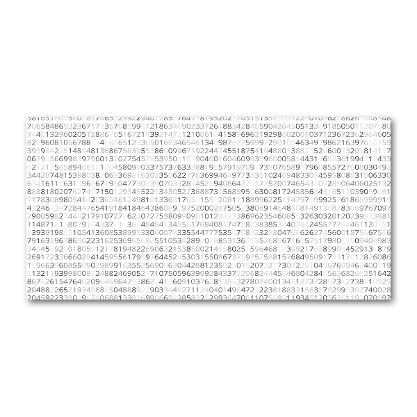 Foto glasbild Binärcode