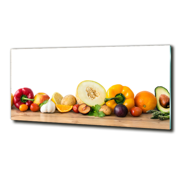 Foto glasbild Obst und Gemüse