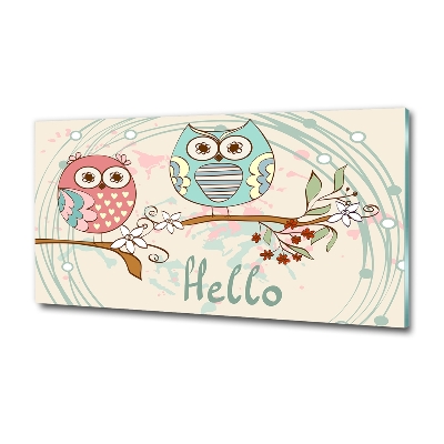 Bild auf glas Eulen