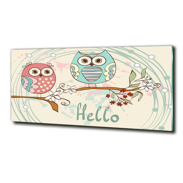Bild auf glas Eulen