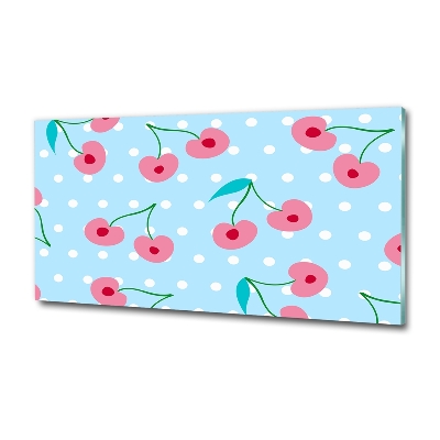 Bild auf glas Fruchtsymbole