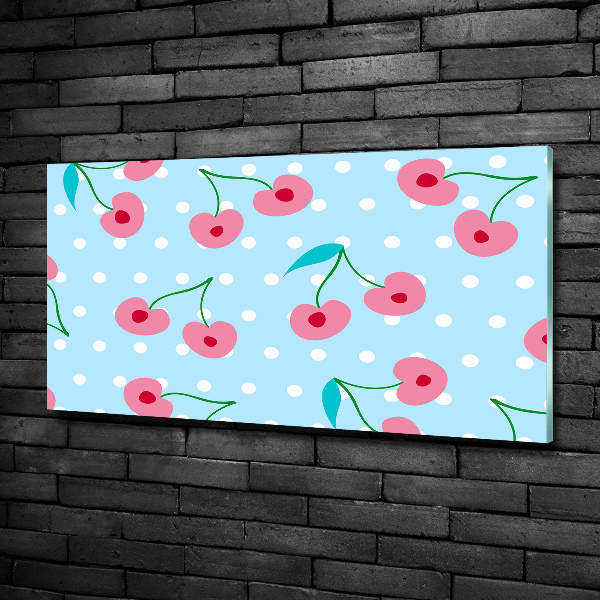 Bild auf glas Fruchtsymbole