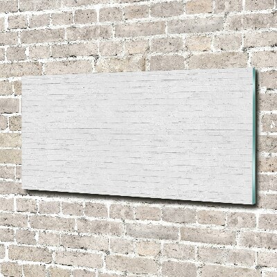 Foto glasbild Ziegelmauer