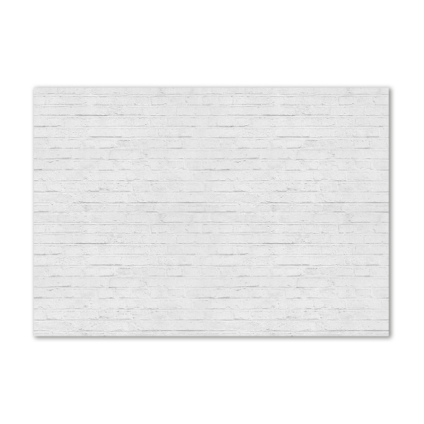 Foto glasbild Ziegelmauer