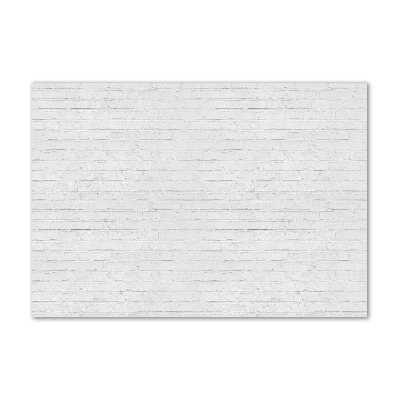 Foto glasbild Ziegelmauer