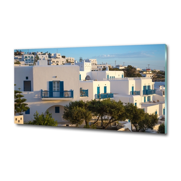 Glasbild Mykonos, Griechenland