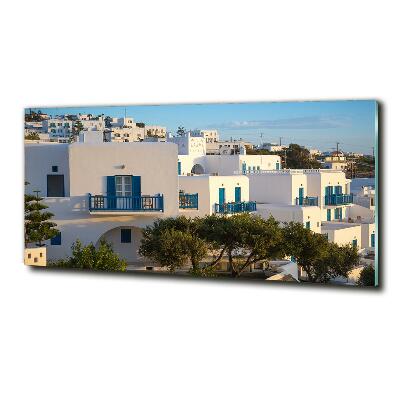 Glasbild Mykonos, Griechenland