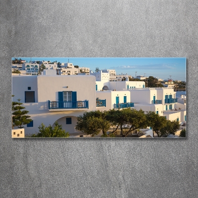 Glasbild Mykonos, Griechenland