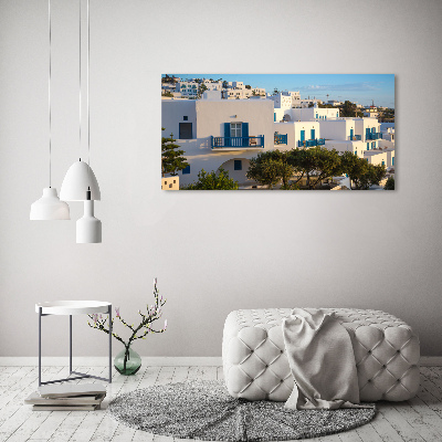 Glasbild Mykonos, Griechenland