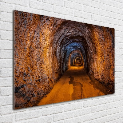 Bild auf glas Unterirdischer Tunnel