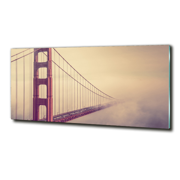 Glasbild San Francisco Brücke