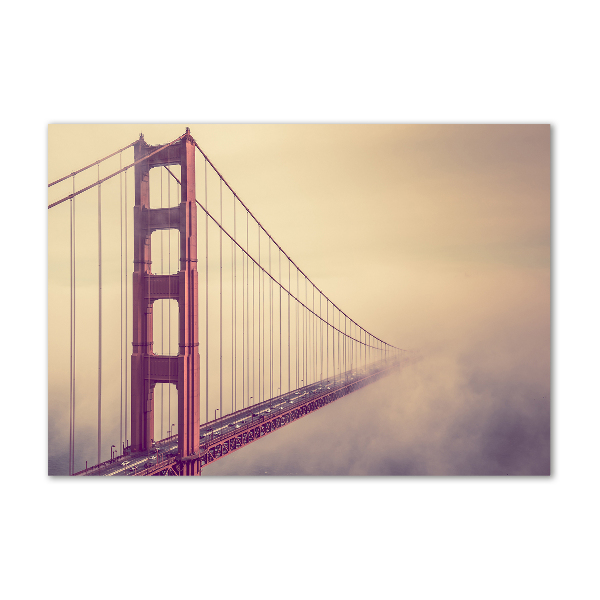 Glasbild San Francisco Brücke