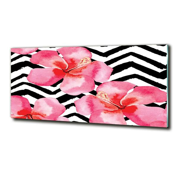 Bild auf glas Hawaiianische Blumen